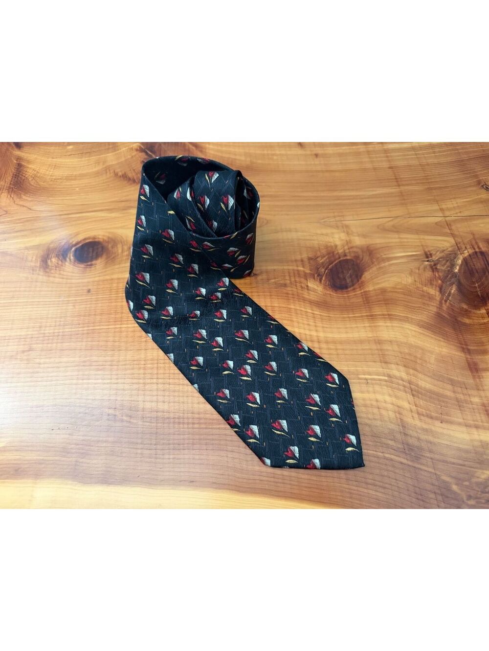 BOSS Hugo Boss Multicolor Geo 100% Silk Men's Necktie, Made in Italy